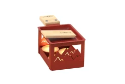 Service raclette à la bougie Cookut Yeti pliable avec poêlon et spatule
