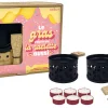 Service à raclette à la bougie Cookut Lumi pour 2 motif origami noir - Le gras c'est la vie