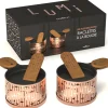 Service à raclette à la bougie Cookut Lumi Les Plus Brillantes poêlons + spatules pour 2 - Cuivre