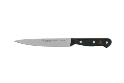 Serviette de chef Wüsthof Gourmet 5 pièces : 4 couteaux + 1 fusil à aiguiser