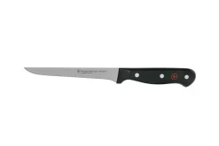 Serviette de chef Wüsthof Gourmet 5 pièces : 4 couteaux + 1 fusil à aiguiser
