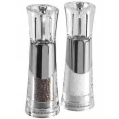 Set assaisonnement Cole & Mason Bobbi poivrier et salière 18,5cm