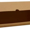 Set 2 boîtes pour cake/bûche Scrapcooking en carton kraft - 35x11x11cm