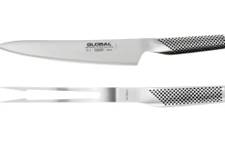 Set 2 couverts à viande japonais Global G313 acier inox