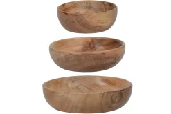 Set de 3 bols de service Artesà en bois d'acacia