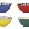Set de 4 bols KitchenCraft World of Flavours en céramique diamètre 15cm