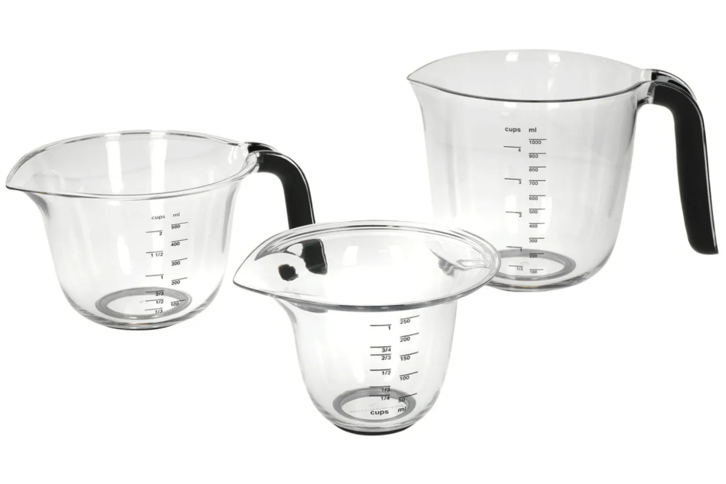 Set de 3 bols à mélanger et à mesurer Kitchen Aid avec poignée