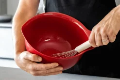 Set de 3 bols à mélanger Kitchen Aid en polymère rouge