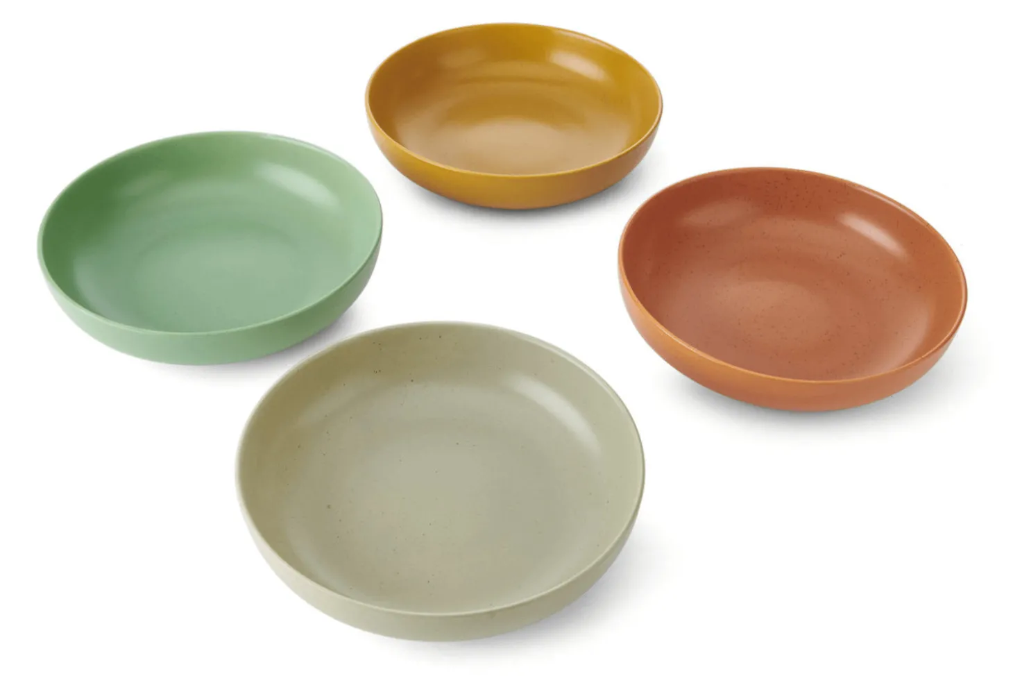 Set de 4 bols à pâtes KitchenCraft Idilica en grès multicolore 21cm