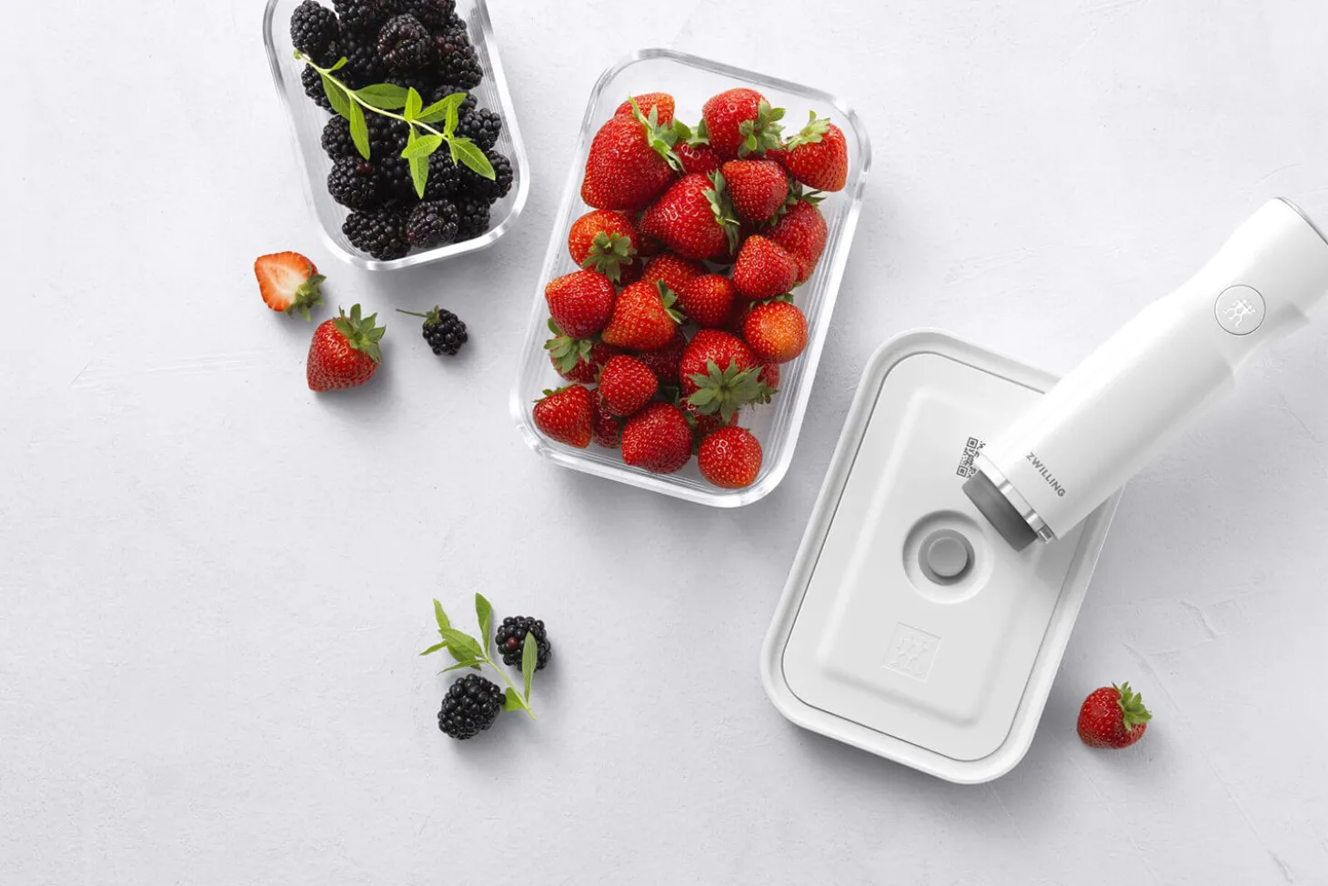 Set de 3 boîtes sous vide Zwilling Fresh & Save S/M/L en verre borosilicate
