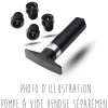 Set de 4 bouchons à vin Peugeot Epivac pour pompe à vide 3,5cm
