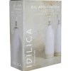 Set de 2 bouteilles à huile et vinaigre KitchenCraft Idilica en grès crème 450ml