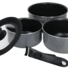 Set de 3 casseroles antiadhésives MasterClass Smart Space compatible tous feux