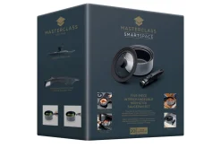Set de 3 casseroles antiadhésives MasterClass Smart Space compatible tous feux