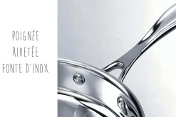 Set de 3 casseroles Beka Chef en inox 16, 18 et 20cm