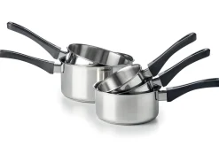 Set de 5 casseroles Beka Polo en acier inoxydable 18/10 et poignée en bakélite