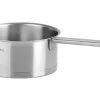 Set de 4 casseroles Cristel Strate Fixe en acier inox 18/10 - 14, 16, 18 et 20cm
