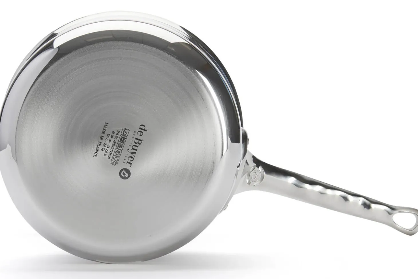 Set de 3 casseroles De Buyer Affinity en acier inoxydable 5 ply 16-18-20cm
