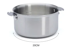 Set de 2 casseroles De Buyer Alchimy Loqy en inox avec poignée amovible
