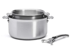 Set de 2 casseroles De Buyer Alchimy Loqy en inox avec poignée amovible