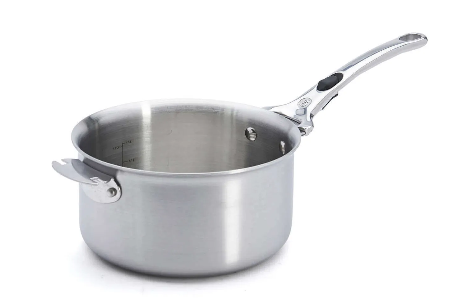 Set de 2 casseroles De Buyer Alchimy Loqy en inox avec poignée amovible