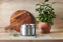 Set de 2 casseroles De Buyer Alchimy Loqy en inox avec poignée amovible