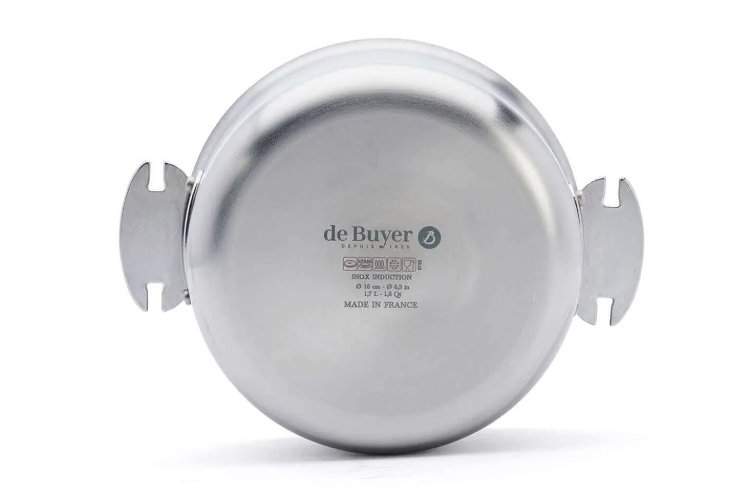 Set de 2 casseroles De Buyer Alchimy Loqy en inox avec poignée amovible