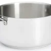 Set de 4 casseroles De Buyer Milady Twisty en acier inoxydable + 1 poignée + 2 anses