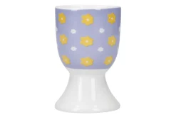 Set de 4 coquetiers KitchenCraft Soleada en porcelaine motifs floraux