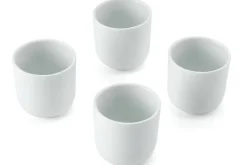 Set de 4 coquetiers Mikasa Chalk en porcelaine blanche