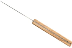 Set de 2 couteaux d'office Deejo Office Globe Trotter et Terra Incognita manche en bois d'olivier et bois corail 9cm