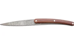 Set de 2 couteaux d'office Deejo Office Blossom manche en bois d'olivier et bois corail 9cm