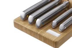 Set de 5 couteaux Joseph Joseph Elevate Steel Knives Bamboo Store + plateau en bambou