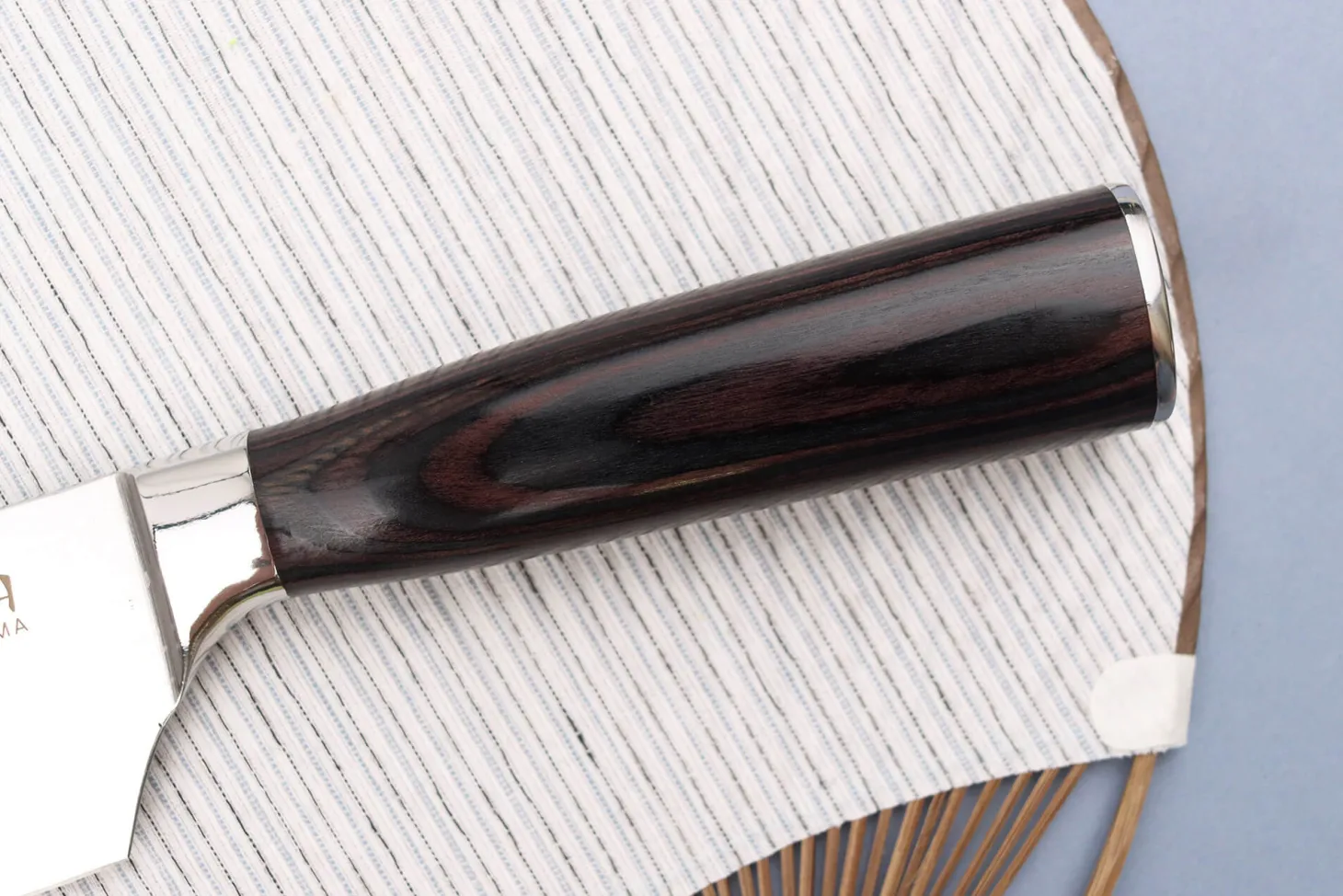 Set de 5 couteaux Kutoyama Black Pakka 1 office + 2 santoku + 1 nakiri + 1 chef
