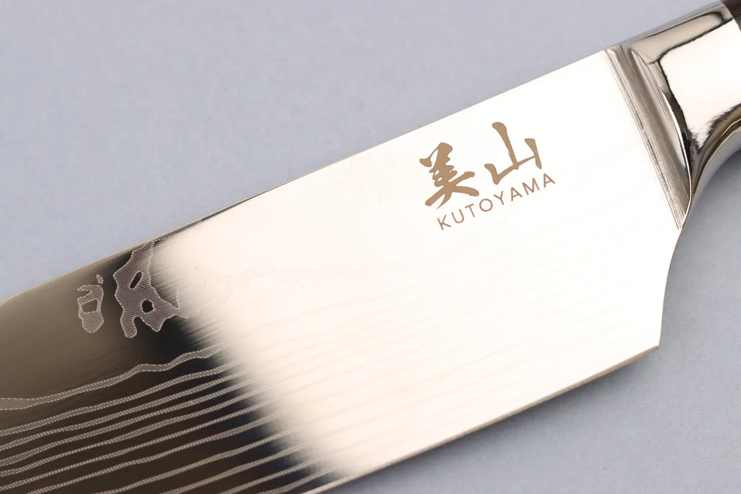 Set de 3 couteaux Kutoyama Black Pakka office + petit santoku + chef