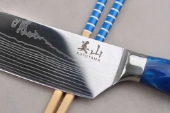 Set de 3 couteaux Kutoyama Blue Wave chef + universel + office