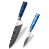 Set de 2 couteaux Kutoyama Blue Wave chef + office