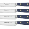 Set de 4 couteaux à steak Wüsthof Classic Colour Wild Blueberry forgés lame 12cm