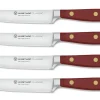 Set de 4 couteaux à steak Wusthof Classic Colour Tasty Sumac forgés lame 12cm