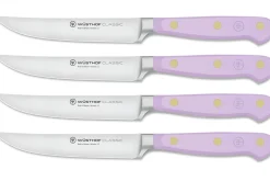 Set de 4 couteaux à steak Wusthof Classic Colour Purple Yam forgé lame 12cm