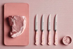 Set de 4 couteaux à steak Wusthof Classic Colour Pink Himalayan Salt forgés lame 12cm