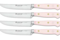 Set de 4 couteaux à steak Wusthof Classic Colour Pink Himalayan Salt forgés lame 12cm
