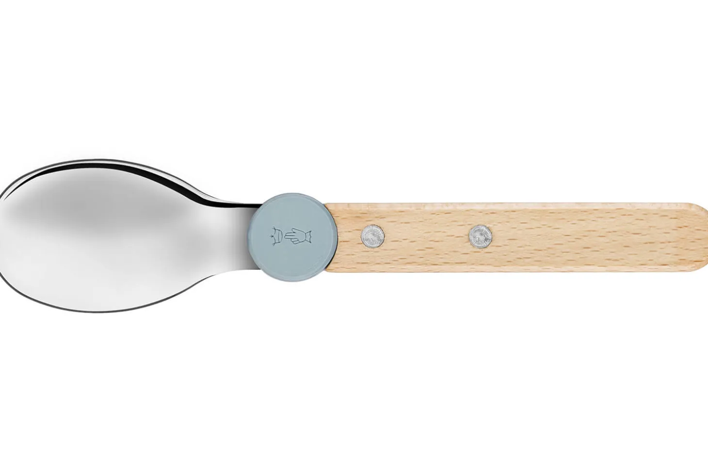 Set de couverts pour enfants Opinel Le Petit Gourmet coloris bleu pluie