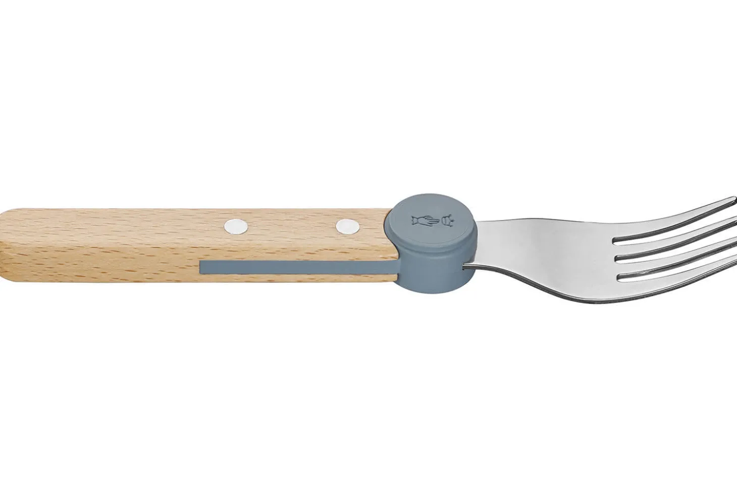 Set de couverts pour enfants Opinel Le Petit Gourmet coloris bleu pluie
