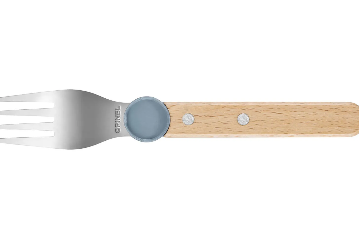 Set de couverts pour enfants Opinel Le Petit Gourmet coloris bleu pluie
