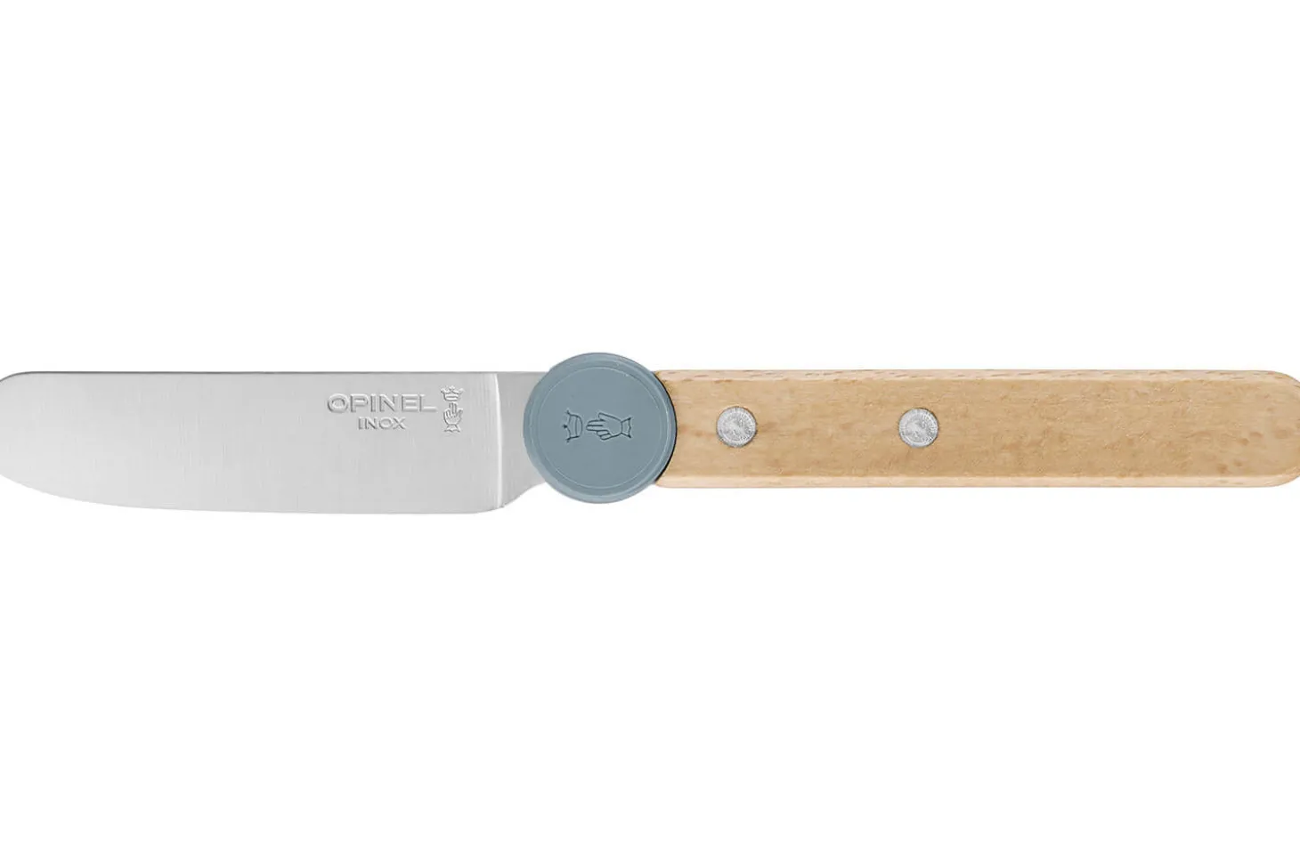 Set de couverts pour enfants Opinel Le Petit Gourmet coloris bleu pluie