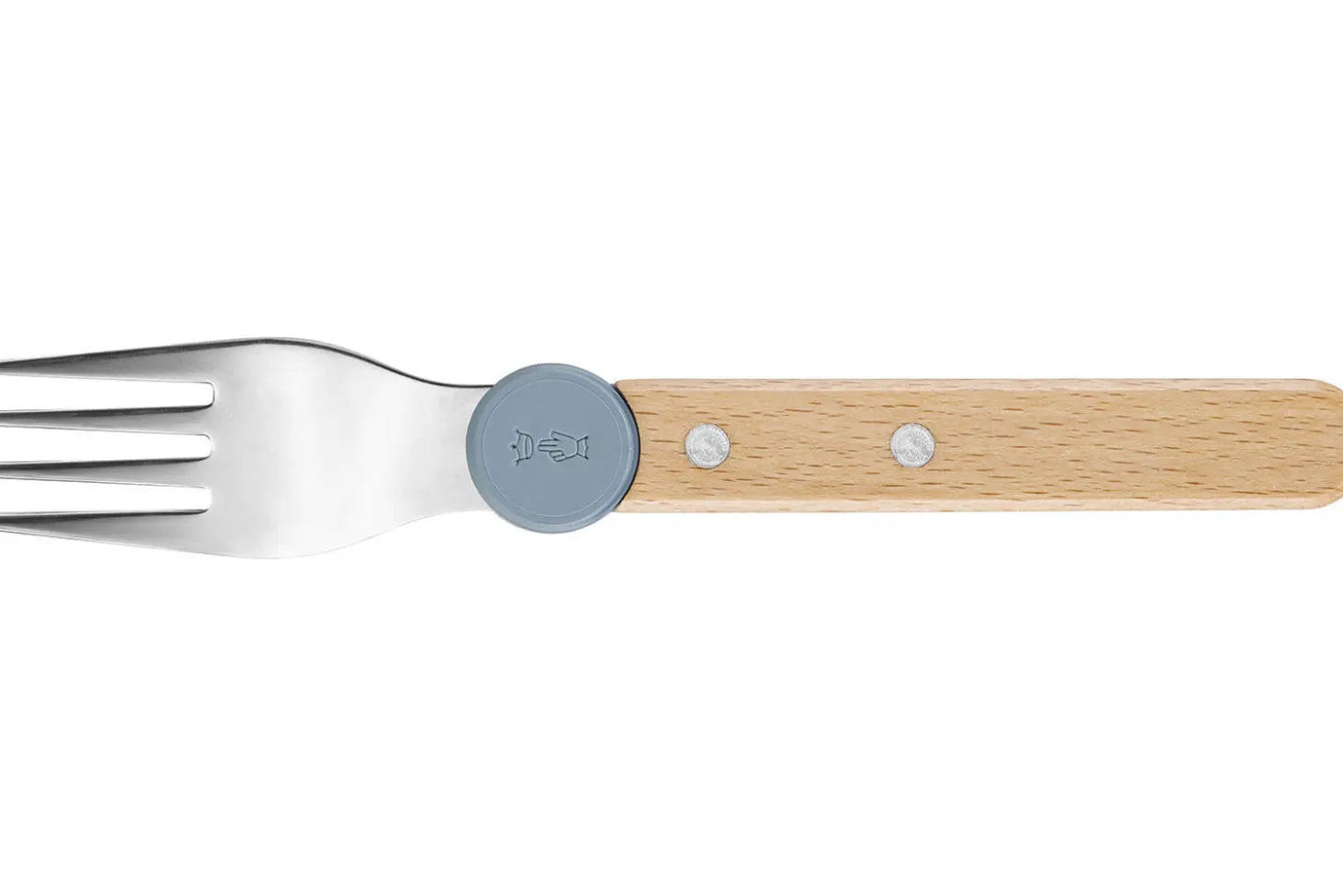 Set de couverts pour enfants Opinel Le Petit Gourmet coloris bleu pluie