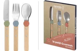 Set de couverts pour enfants Opinel Le Petit Gourmet coloris panaché