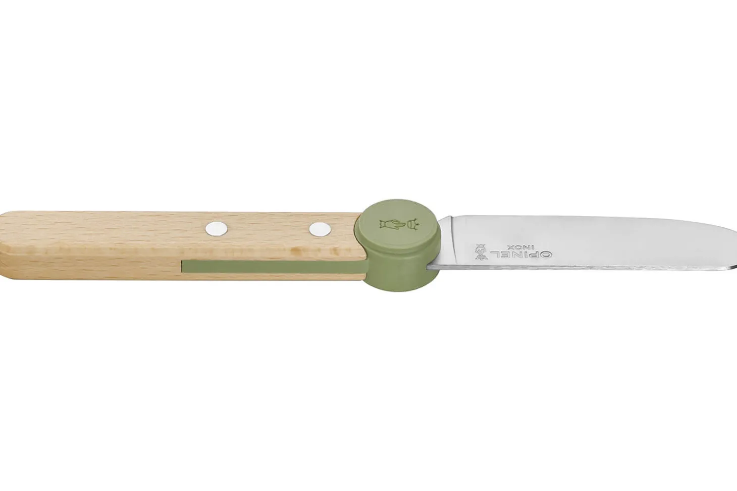 Set de couverts pour enfants Opinel Le Petit Gourmet coloris olive