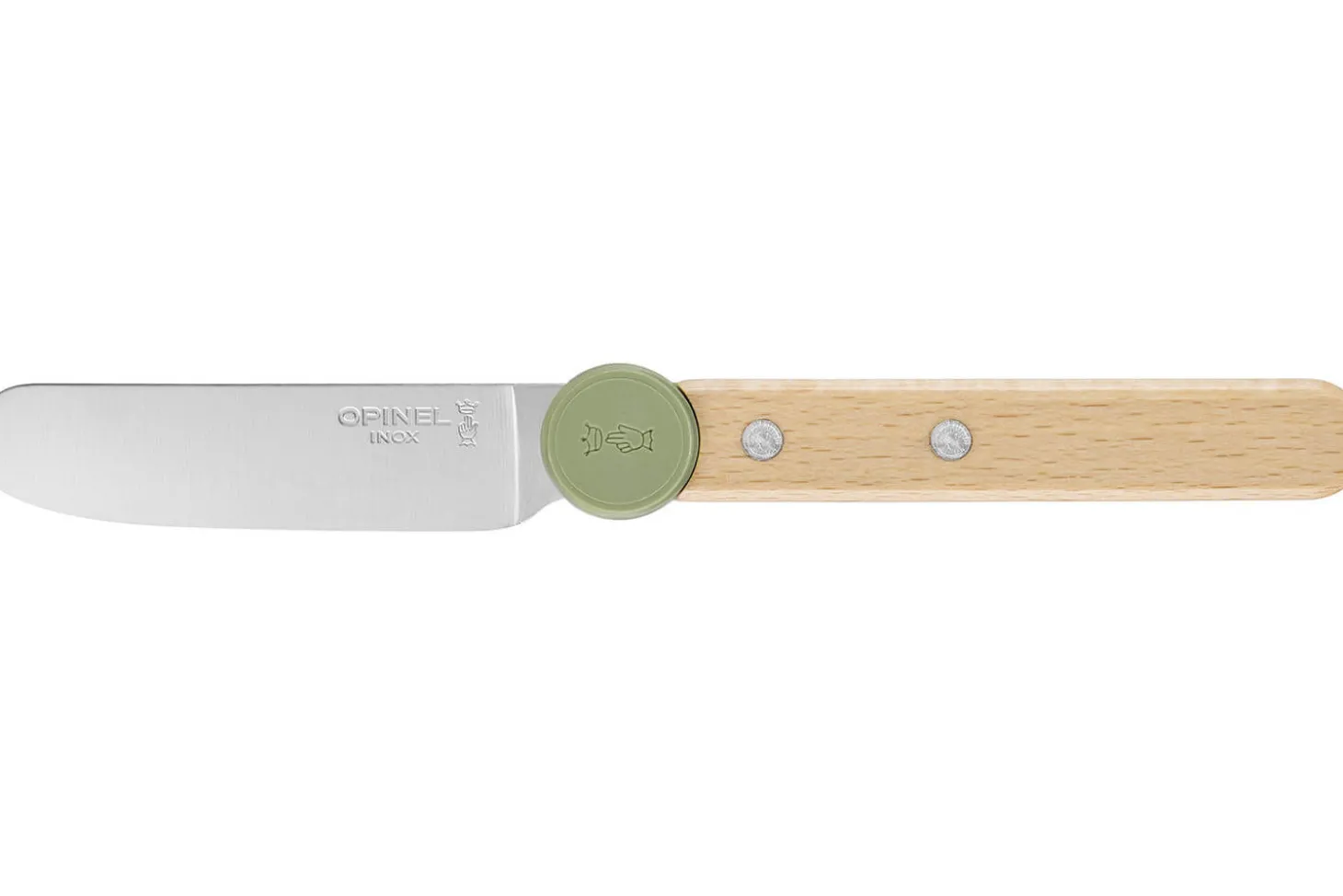 Set de couverts pour enfants Opinel Le Petit Gourmet coloris olive